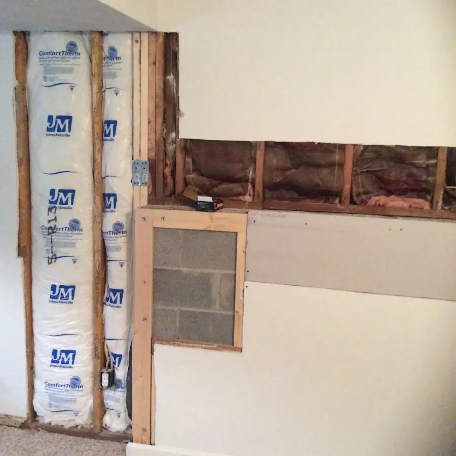 Wall insulation replacement during Structural Drying in Pleasantville